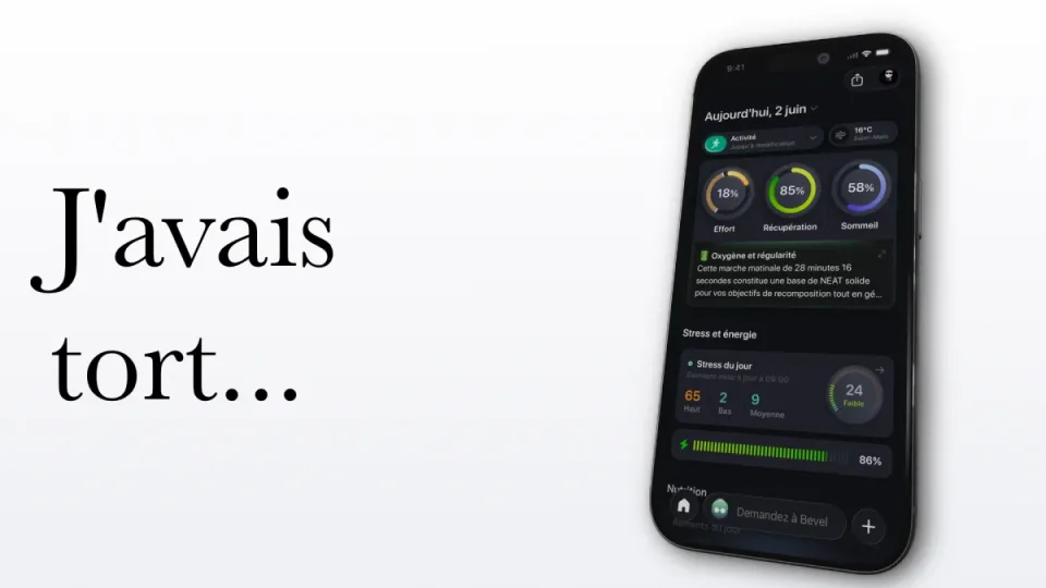 J'avais tort sur Bevel, et ça m'a coûté deux mois
