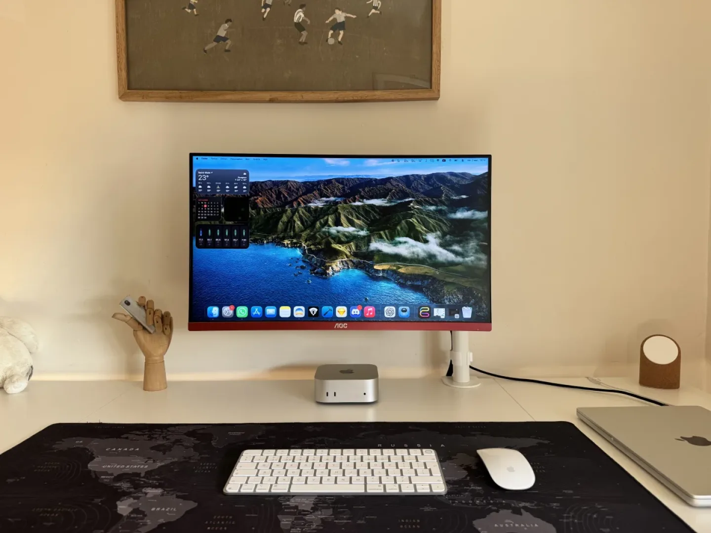 Vue générale du setup